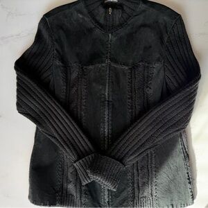 Coldwater Creek Black Teddy Jacket